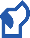 Blue stylized tooth and dental mirror logo for Town Center Dental of LaGrange.